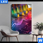 Leuchtbild Sound Wave Hochformat Produktvorschau mit dem Bild Sound Wave im Format Hochformat.