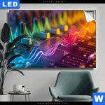 Leuchtbild Sound Wave Querformat Produktvorschau mit dem Bild Sound Wave im Format Querformat.