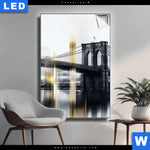 Leuchtbild Stadt Der Goldenen Traeume Hochformat Produktvorschau mit dem Bild Stadt der goldenen Träume im Format Hochformat.