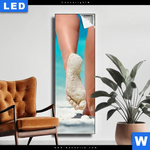 Leuchtbild Strandspaziergang Schmal Produktvorschau mit dem Bild Strandspaziergang im Format Schmal.