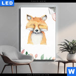 Leuchtbild Tiere Des Waldes Hochformat Produktvorschau mit dem Bild Tiere des Waldes im Format Hochformat.