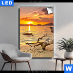 Leuchtbild Traumhafte Meereskulisse Hochformat Produktvorschau mit dem Bild Traumhafte Meereskulisse im Format Hochformat.