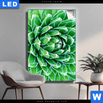 Leuchtbild Tropische Pflanze Hochformat Produktvorschau mit dem Bild Tropische Pflanze im Format Hochformat.