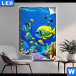 Leuchtbild Tropische Unterwasserwelt Hochformat Produktvorschau mit dem Bild Tropische Unterwasserwelt im Format Hochformat.