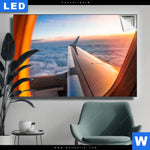 Leuchtbild Ueber Den Wolken Querformat Produktvorschau mit dem Bild Über den Wolken im Format Querformat.