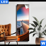 Leuchtbild Ueber Den Wolken Schmal Produktvorschau mit dem Bild Über den Wolken im Format Schmal.