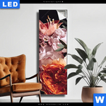 Leuchtbild Vintage Blumenstrauss Schmal Produktvorschau mit dem Bild Vintage Blumenstrauß im Format Schmal.