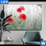 Leuchtbild Vintage Klatschmohn Querformat Produktvorschau mit dem Bild Vintage Klatschmohn im Format Querformat.