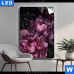 Leuchtbild Vintage Pfingstrosen Hochformat Produktvorschau mit dem Bild Vintage Pfingstrosen im Format Hochformat.