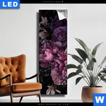 Leuchtbild Vintage Pfingstrosen Schmal Produktvorschau mit dem Bild Vintage Pfingstrosen im Format Schmal.