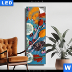 Leuchtbild Vintage Silberloeffel Mit Gewuerzen Schmal Produktvorschau mit dem Bild Vintage Silberlöffel mit Gewürzen im Format Schmal.