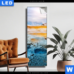 Leuchtbild Vulkan Island Schmal Produktvorschau mit dem Bild Vulkan Island im Format Schmal.