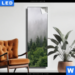 Leuchtbild Wald Im Nebel Schmal Produktvorschau mit dem Bild Wald im Nebel im Format Schmal.
