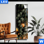 Leuchtbild Wald Strasse Von Oben Schmal Produktvorschau mit dem Bild Wald & Straße von oben im Format Schmal.