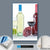 Canvalight® Leuchtbild | Wein in Flaschen und Gläsern | Hochformat