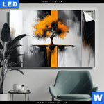 Leuchtbild Wurzeln Der Farbigen Stille Querformat Produktvorschau mit dem Bild Wurzeln der farbigen Stille im Format Querformat.