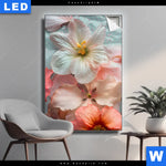 Leuchtbild Zarte Bluetenpracht Hochformat Produktvorschau mit dem Bild Zarte Blütenpracht im Format Hochformat.