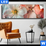 Leuchtbild Zarte Bluetenpracht Panorama Produktvorschau mit dem Bild Zarte Blütenpracht im Format Panorama.