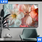 Leuchtbild Zarte Bluetenpracht Querformat Produktvorschau mit dem Bild Zarte Blütenpracht im Format Querformat.