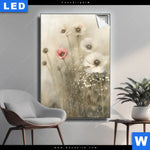 Leuchtbild Zarte Wildblumen In Pastelltoenen Hochformat Produktvorschau mit dem Bild Zarte Wildblumen in Pastelltönen im Format Hochformat.