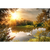 Motivvorschau Leuchtbild Querformat Schwan im Teich