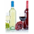 Motivvorschau Spannbild Hochformat Wein in Flaschen und Gläsern