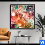 Poster Abstract Artwork No 1 Quadrat Produktvorschau mit dem Bild Abstract Artwork No.1 im Format Quadrat.