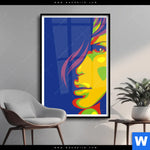 Poster Abstrakte Frau No 1 Hochformat Produktvorschau mit dem Bild Abstrakte Frau No.1 im Format Hochformat.