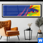 Poster Abstrakte Frau No 1 Panorama Produktvorschau mit dem Bild Abstrakte Frau No.1 im Format Panorama.