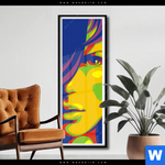 Poster Abstrakte Frau No 1 Schmal Produktvorschau mit dem Bild Abstrakte Frau No.1 im Format Schmal.