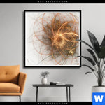 Poster Abstrakte Lichtmalerei Quadrat Produktvorschau mit dem Bild Abstrakte Lichtmalerei im Format Quadrat.