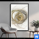 Poster Abstrakte Moderne Linienkunst Hochformat Produktvorschau mit dem Bild Abstrakte moderne Linienkunst im Format Hochformat.