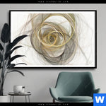 Poster Abstrakte Moderne Linienkunst Querformat Produktvorschau mit dem Bild Abstrakte moderne Linienkunst im Format Querformat.