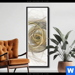 Poster Abstrakte Moderne Linienkunst Schmal Produktvorschau mit dem Bild Abstrakte moderne Linienkunst im Format Schmal.