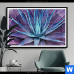 Poster Agavenblaetter Querformat Produktvorschau mit dem Bild Agavenblätter im Format Querformat.