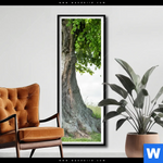 Poster Alte Linde Auf Sommerwiese Schmal Produktvorschau mit dem Bild Alte Linde auf Sommerwiese im Format Schmal.