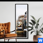 Poster Alte Rostige Autos Schmal Produktvorschau mit dem Bild Alte rostige Autos im Format Schmal.
