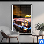 Poster Altes Auto Hochformat Produktvorschau mit dem Bild Altes Auto im Format Hochformat.