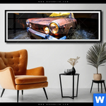 Poster Altes Auto Panorama Produktvorschau mit dem Bild Altes Auto im Format Panorama.