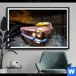 Poster Altes Auto Querformat Produktvorschau mit dem Bild Altes Auto im Format Querformat.