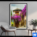Poster Altstadt Der Provence Hochformat Produktvorschau mit dem Bild Altstadt der Provence im Format Hochformat.