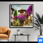 Poster Altstadt Der Provence Quadrat Produktvorschau mit dem Bild Altstadt der Provence im Format Quadrat.