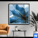 Poster Aquarell Blume Quadrat Produktvorschau mit dem Bild Aquarell Blume im Format Quadrat.