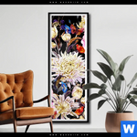 Poster Aquarell Von Wilden Blumen Schmal Produktvorschau mit dem Bild Aquarell von wilden Blumen im Format Schmal.