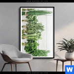 Poster Aromen Der Gruenen Kueche Hochformat Produktvorschau mit dem Bild Aromen der grünen Küche im Format Hochformat.