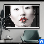 Poster Asiatische Schoenheit Querformat Produktvorschau mit dem Bild Asiatische Schönheit im Format Querformat.