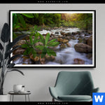 Poster Asiatischer Tropischer Dschungel Querformat Produktvorschau mit dem Bild Asiatischer tropischer Dschungel im Format Querformat.