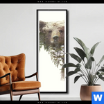 Poster Baer Wald No 1 Schmal Produktvorschau mit dem Bild Bär & Wald No.1 im Format Schmal.