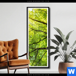 Poster Baumkrone Einer Buche Schmal Produktvorschau mit dem Bild Baumkrone einer Buche im Format Schmal.