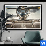 Poster Bereit Zum Abheben Querformat Produktvorschau mit dem Bild Bereit zum Abheben im Format Querformat.